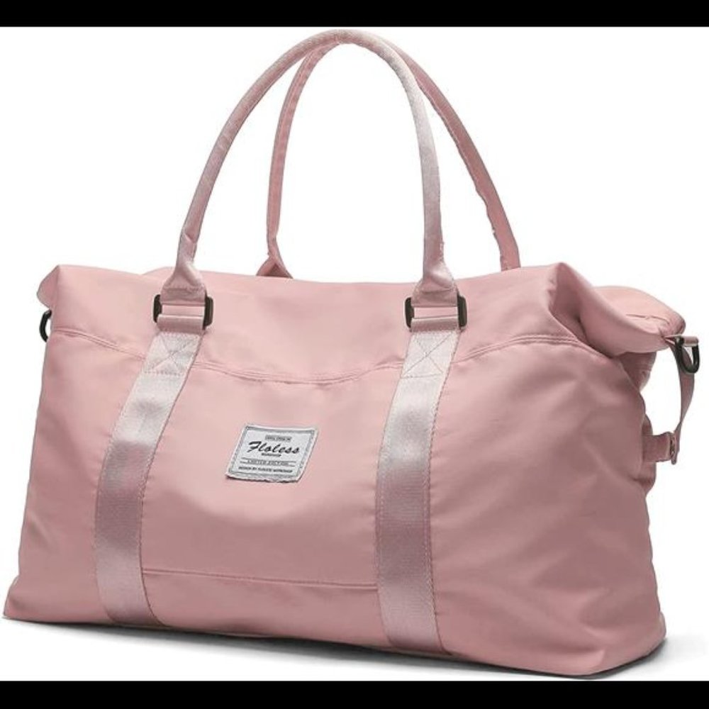 Travel Duffel Bag,Sports Tote Gym Bag,Shoulder Weekender Overnight Bag for Women